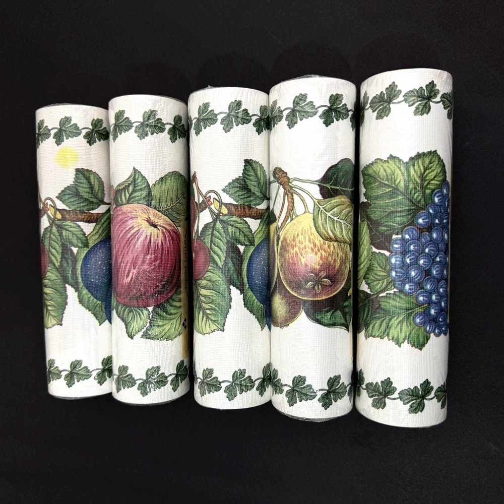 Portmeirion Pomona Cottagecore Wallpaper Border Country Kitchen Fruit Grapevine